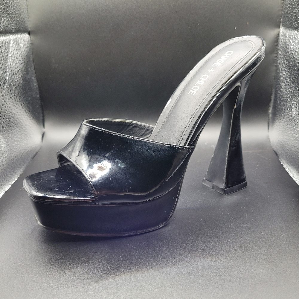 Chase + Chloe Black Women's Platform Heels Size 7.5